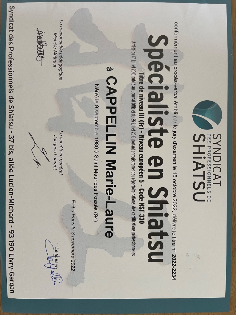 photo diplome Marie-laure Cappellin