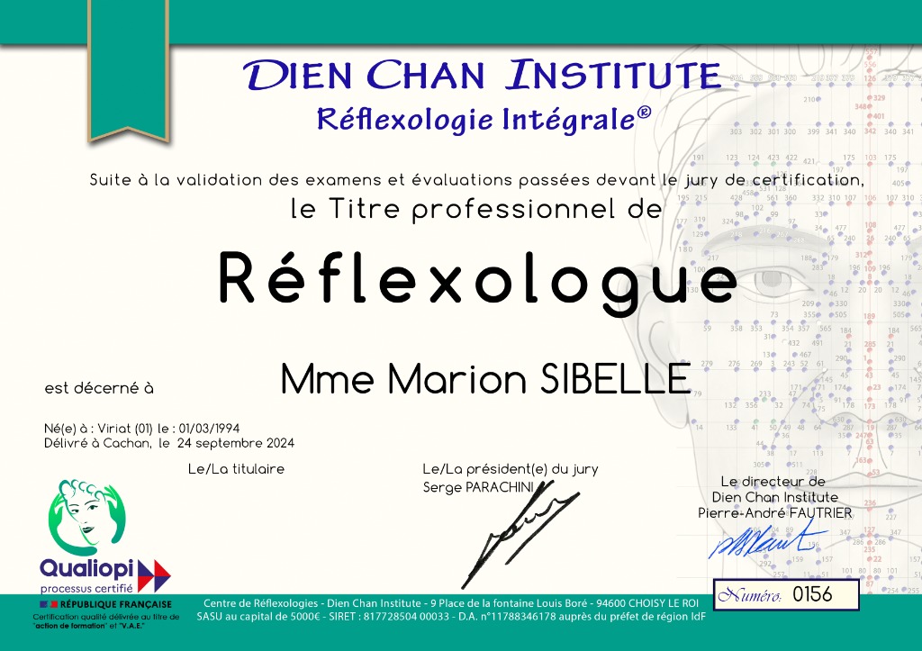 photo diplome Marion SIBELLE