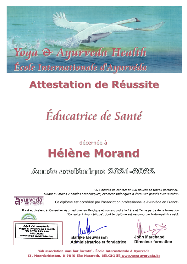 photo diplome Hélène Lurton