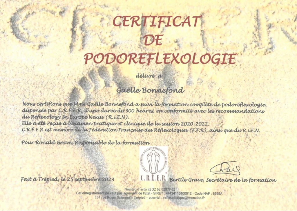 photo diplome Gaëlle Bonnefond