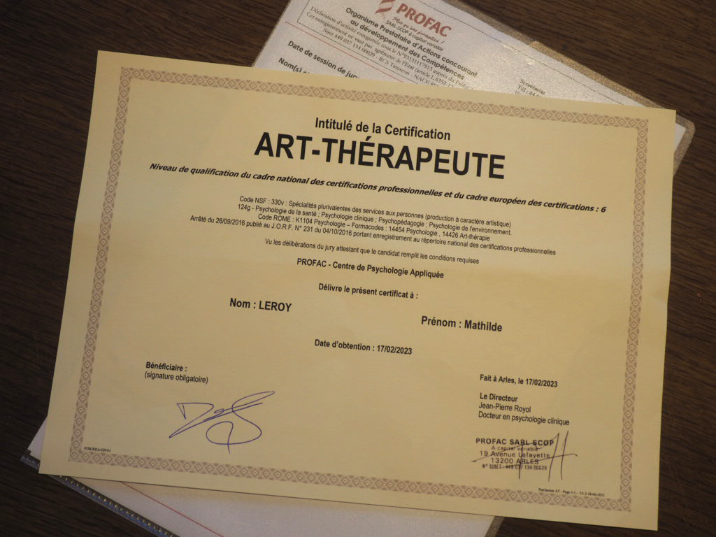 photo diplome Mathilde Leroy