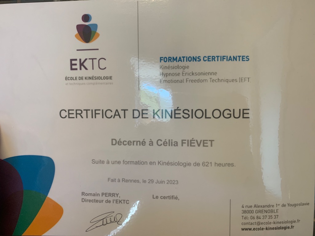 photo diplome Fiévet Célia
