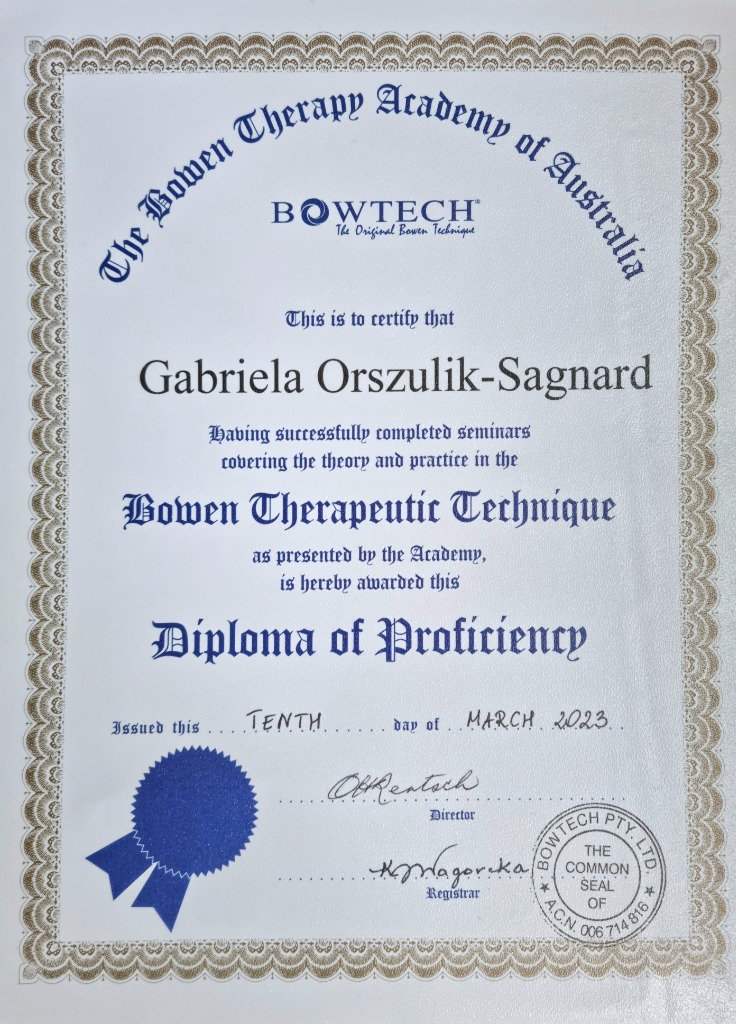 photo diplome Gabriela ORSZULIK-SAGNARD