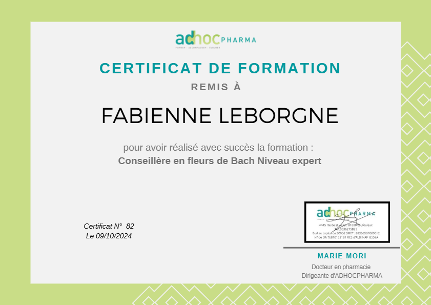 photo diplome Fabienne LE BORGNE