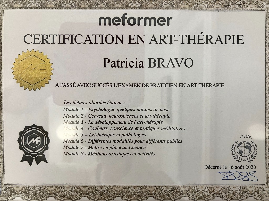 photo diplome Patricia Bravo Sévillano