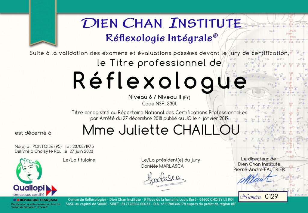 photo diplome Juliette Chaillou