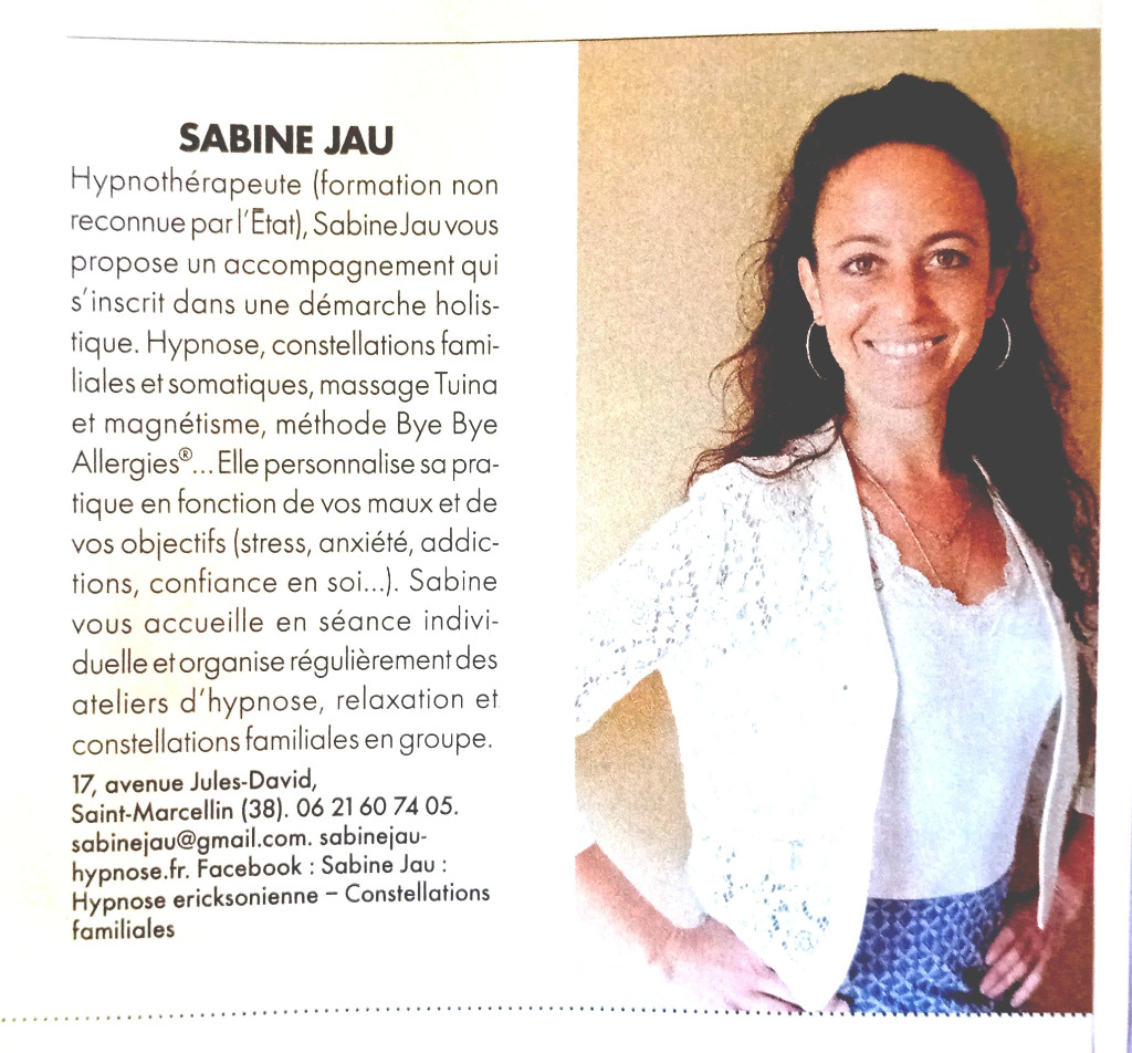 photo activite Sabine Jau