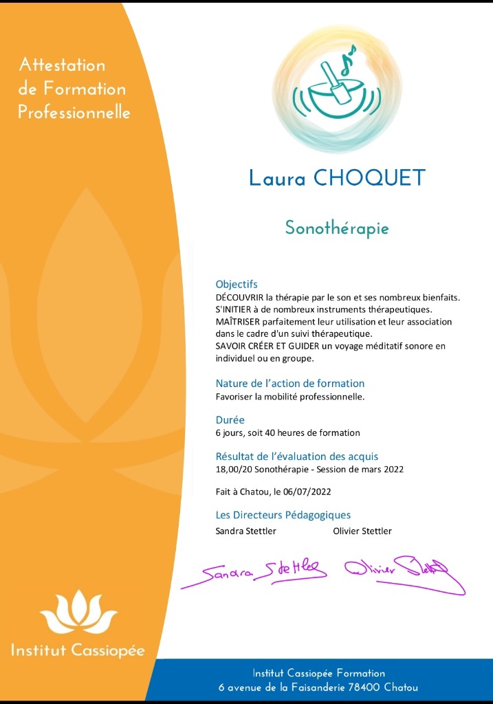 photo diplome Little buddha Laura Choquet