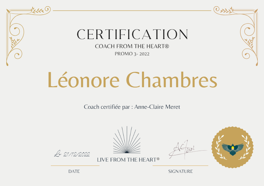 photo diplome Léonore Chambres