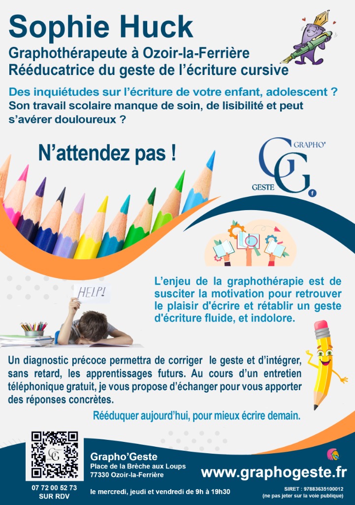 photo activite Grapho’Geste Graphothérapeute