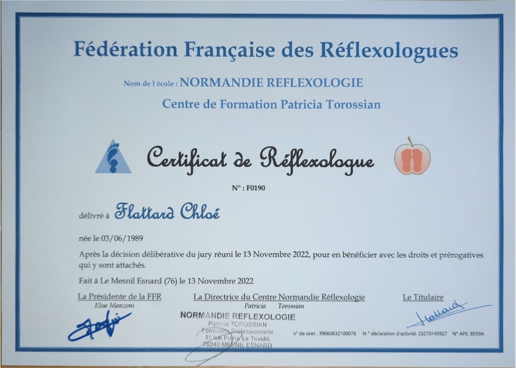 photo diplome CHLOE FLATTARD