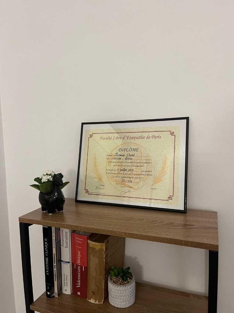 photo diplome Romain CHEVAL