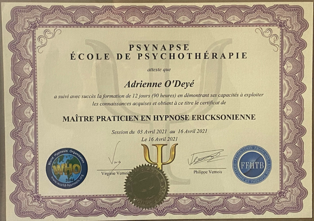 photo seance Adrienne O’Deyé