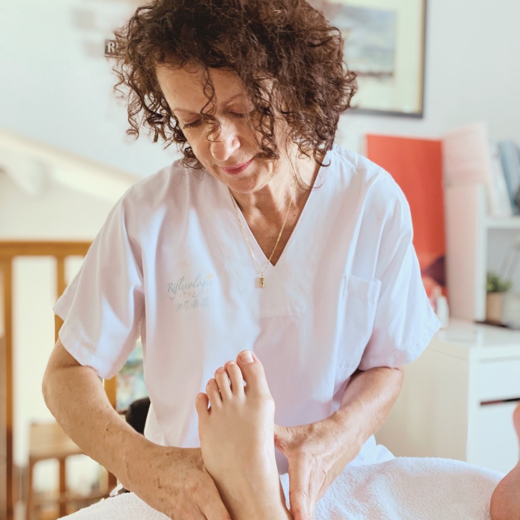 photo seance Christèle Drouet Réflexologie