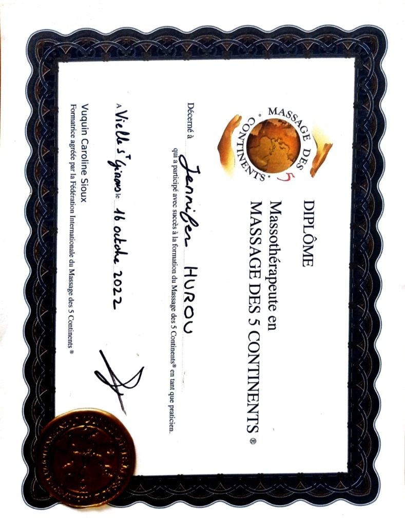 photo diplome HUROU JENNIFER