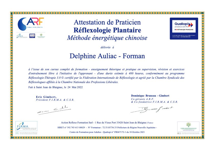 photo diplome Delphine Forman