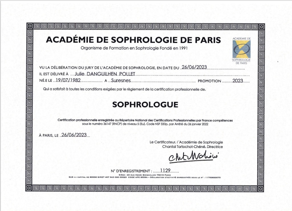 photo diplome Julie Pollet