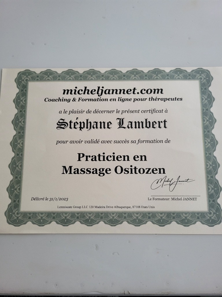 photo diplome Lambert stéphane