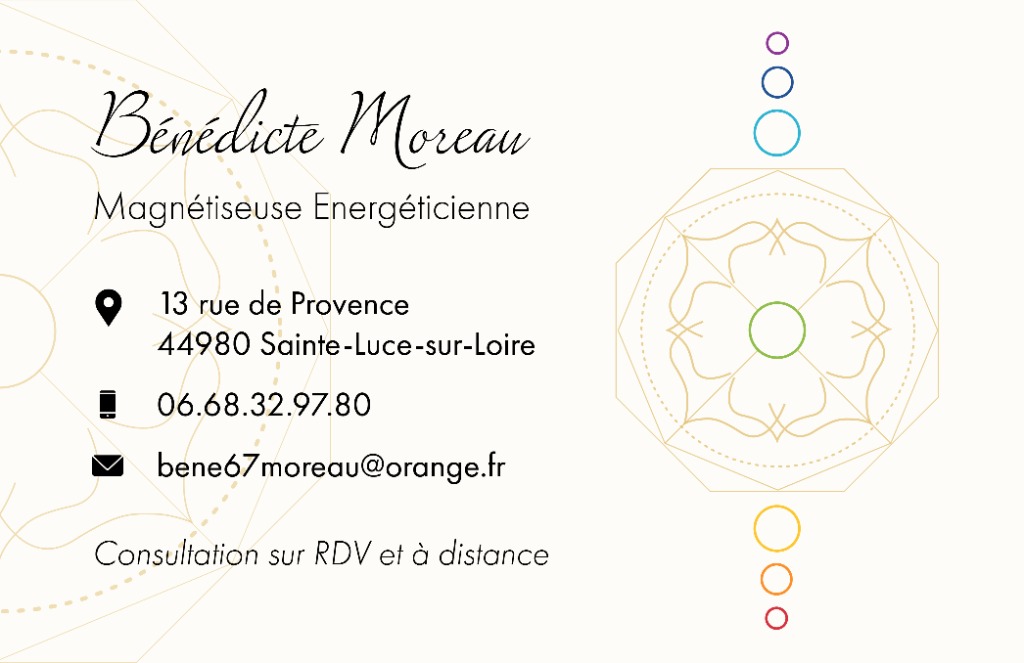 photo portrait Bénédicte Moreau - Magnétiseuse Energéticienne