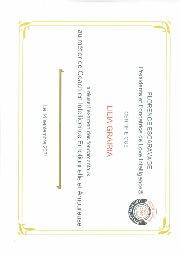 photo diplome L’Espace du cœur