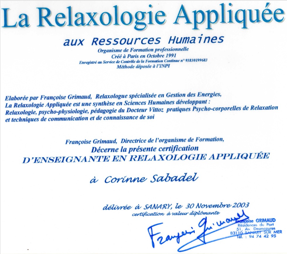 photo activite Corinne Sabadel