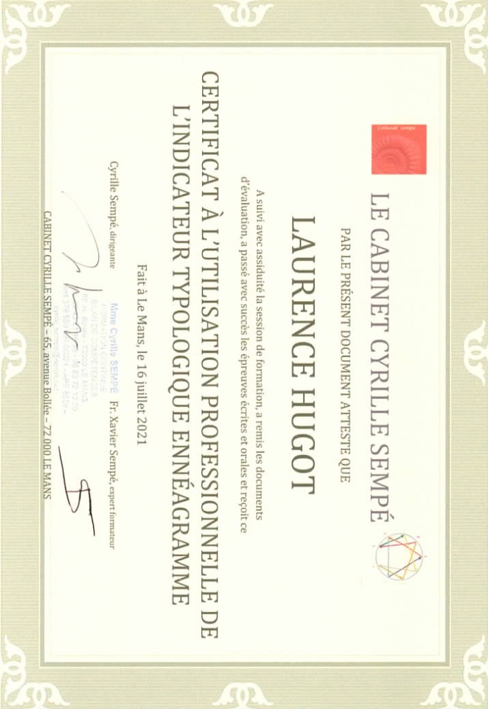 photo diplome Laurence HUGOT