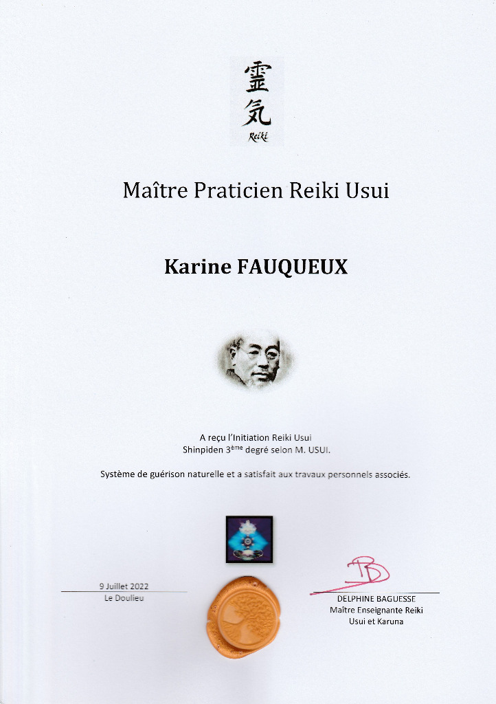 photo diplome Karine Fauqueux