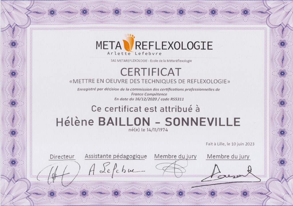 photo diplome Baillon helene