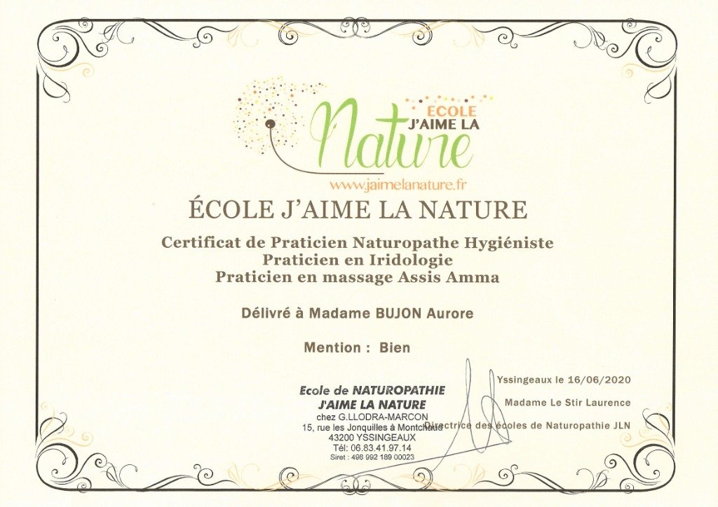 photo activite Aurore Bujon