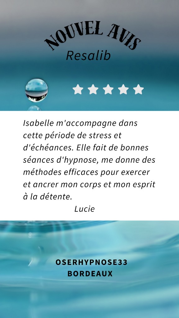 photo diplome   OSERHYPNOSE33   Isabelle SABOULARD