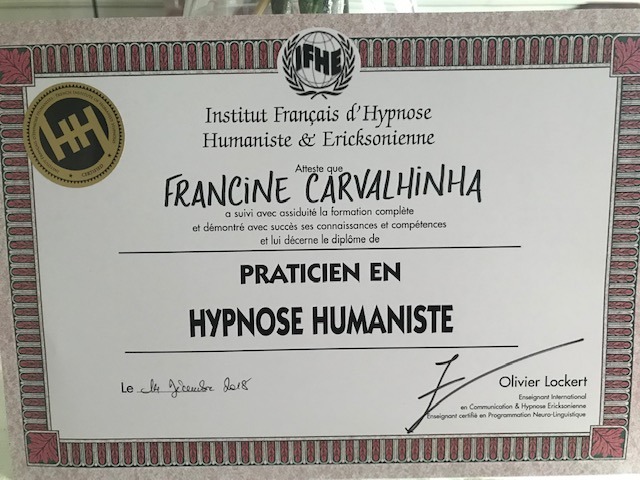 photo diplome Francine Carvalhinha