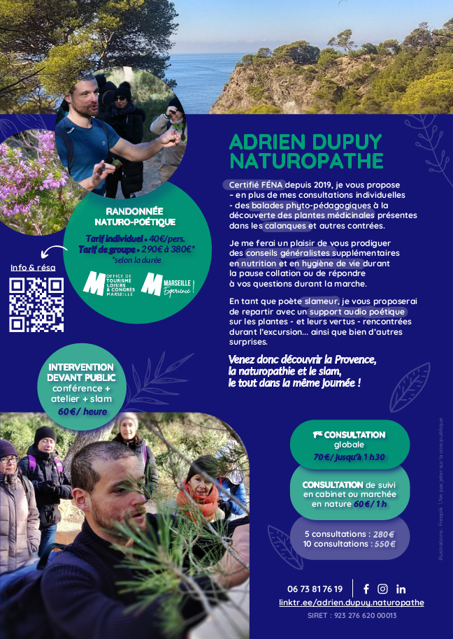 photo activite Adrien Dupuy Naturopathe