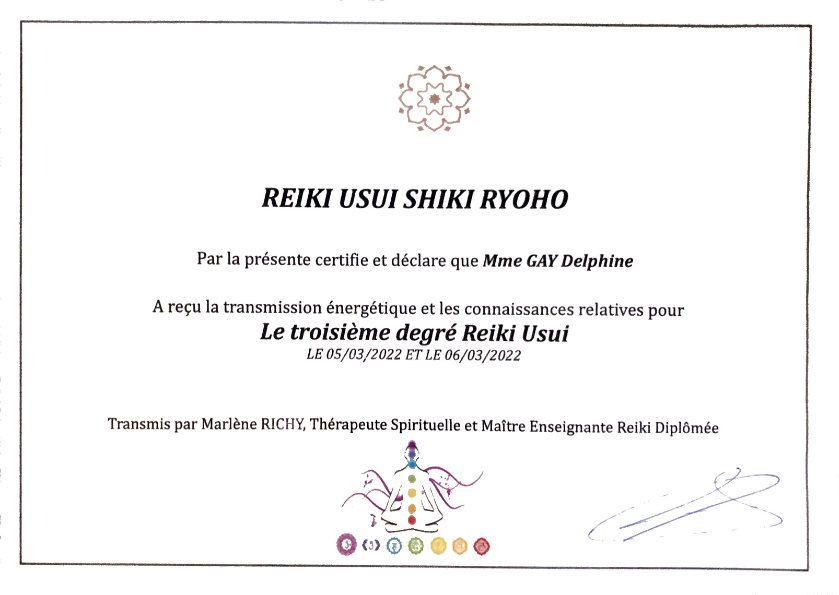 photo diplome Delphine GAY