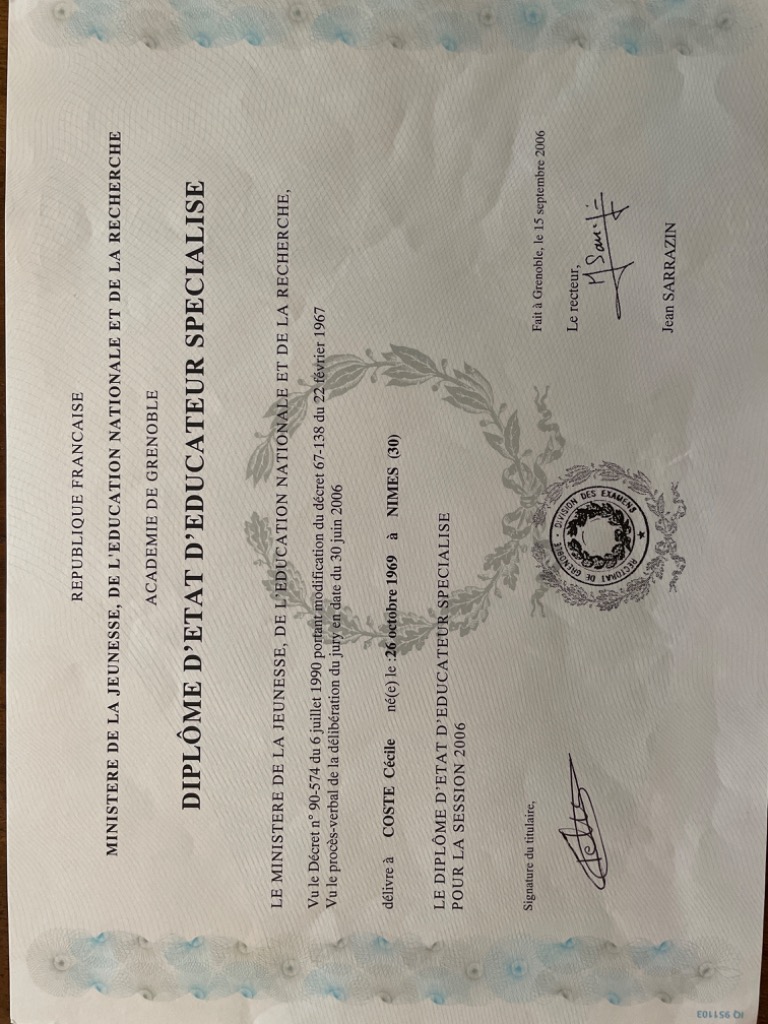 photo diplome L’instant Douce Heure