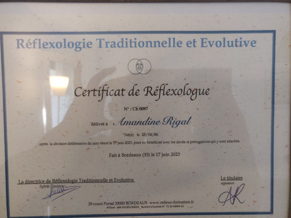 photo diplome Amandine Rigal