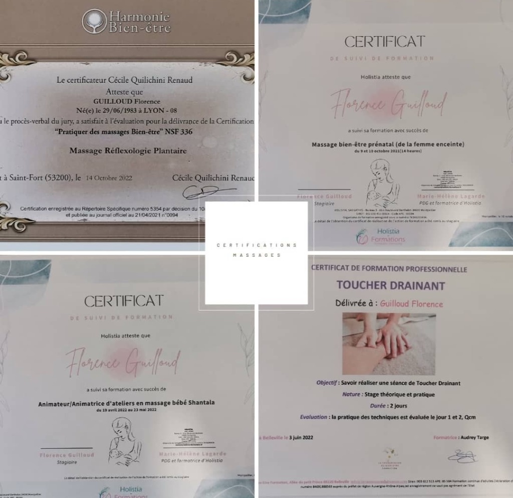 photo diplome Elle & Bien-être 