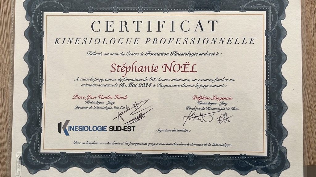 photo diplome Stephanie Noel