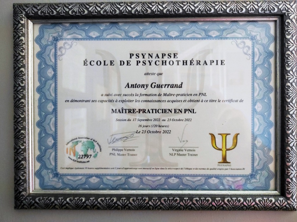 photo diplome Normand’hypnose