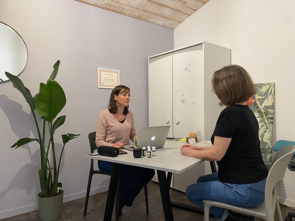 photo seance Marie Auriel Naturopathe