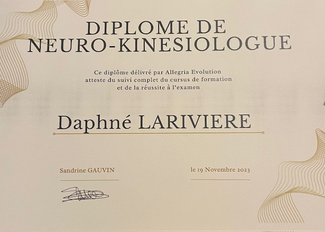 photo diplome Daphné Larivière