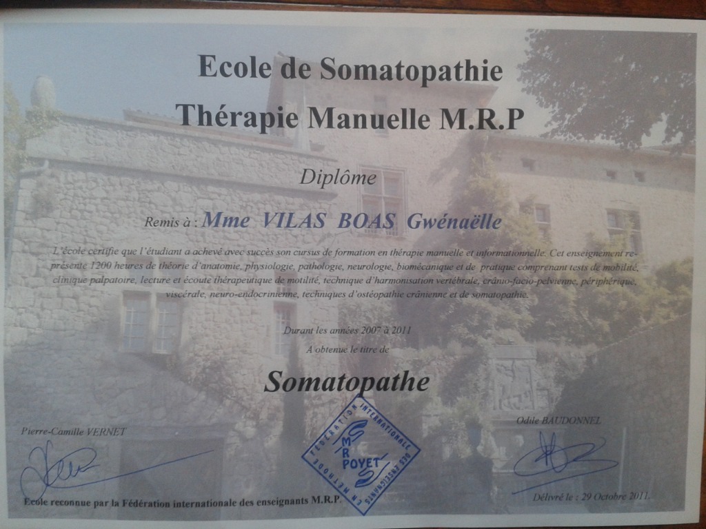 photo diplome Gwénaëlle Gradelet 