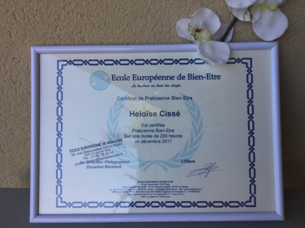 photo diplome Cissé Héloise