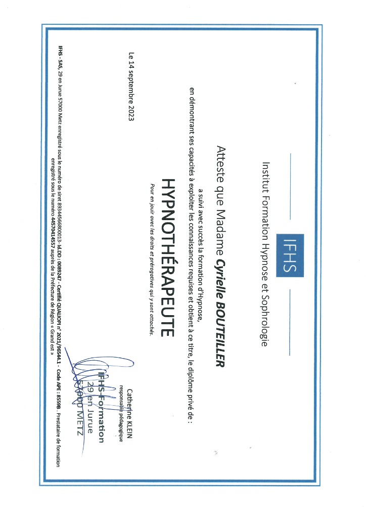 photo activite Cyrielle BOUTEILLER