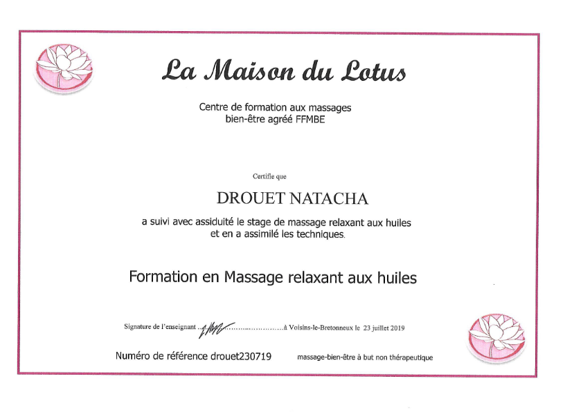 photo diplome Natacha Drouet