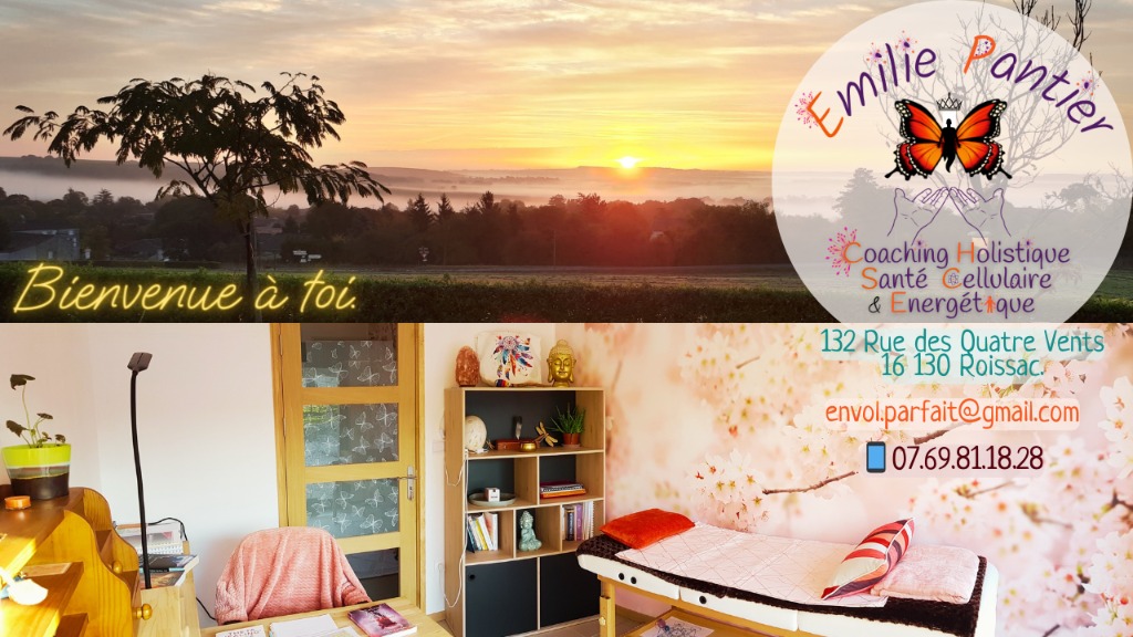 photo cabinet Emilie Pantier,🧠Coach, Santé Cellulaire⚛️& NRJ💫