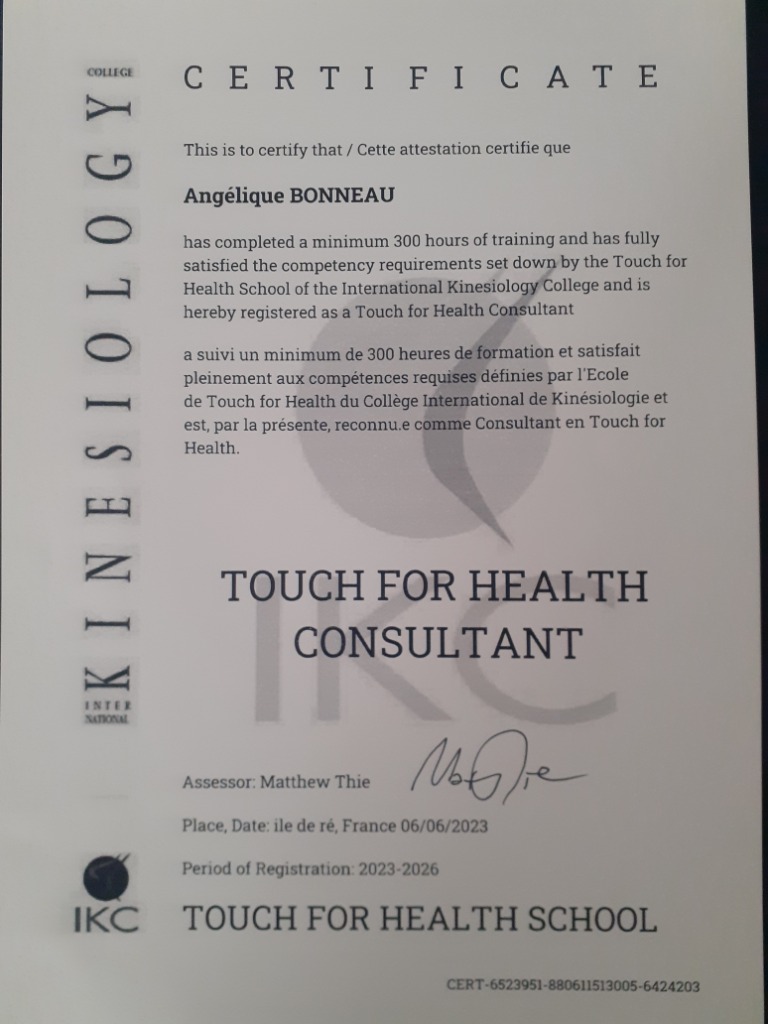 photo diplome Angélique Bonneau