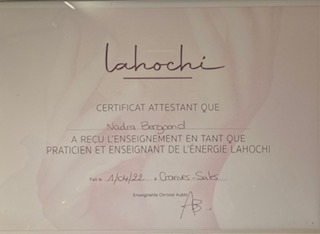 photo diplome Nadia Bergoënd