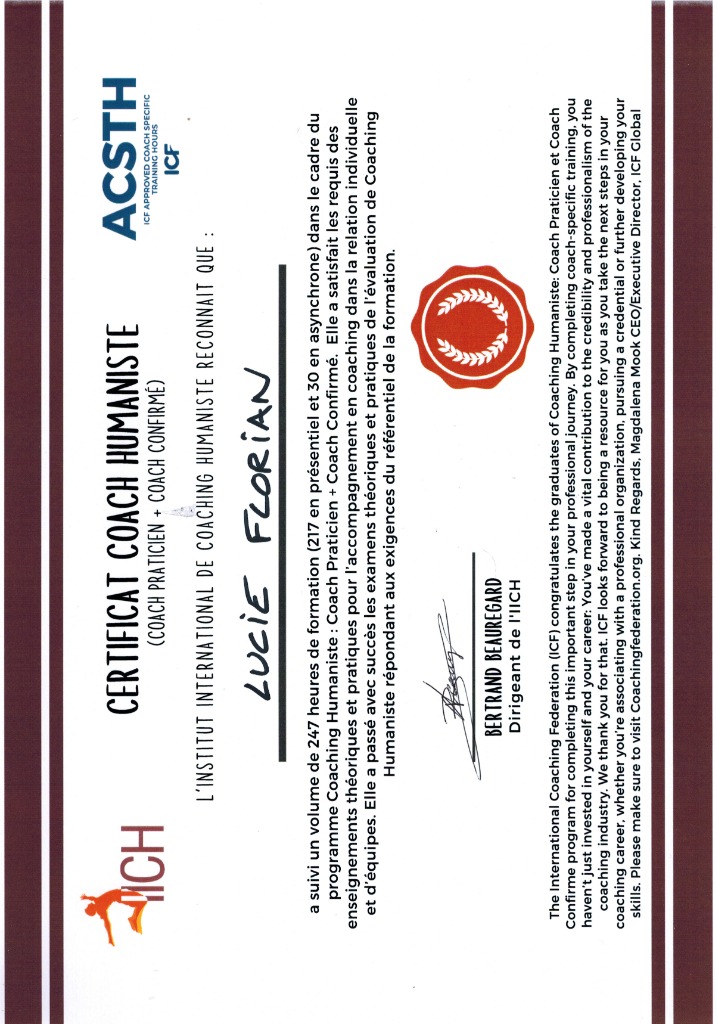 photo diplome Lucie FLORIAN