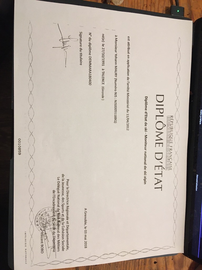 photo diplome Yohann