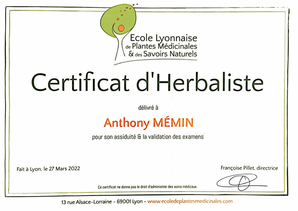 photo diplome Anthony Mémin 